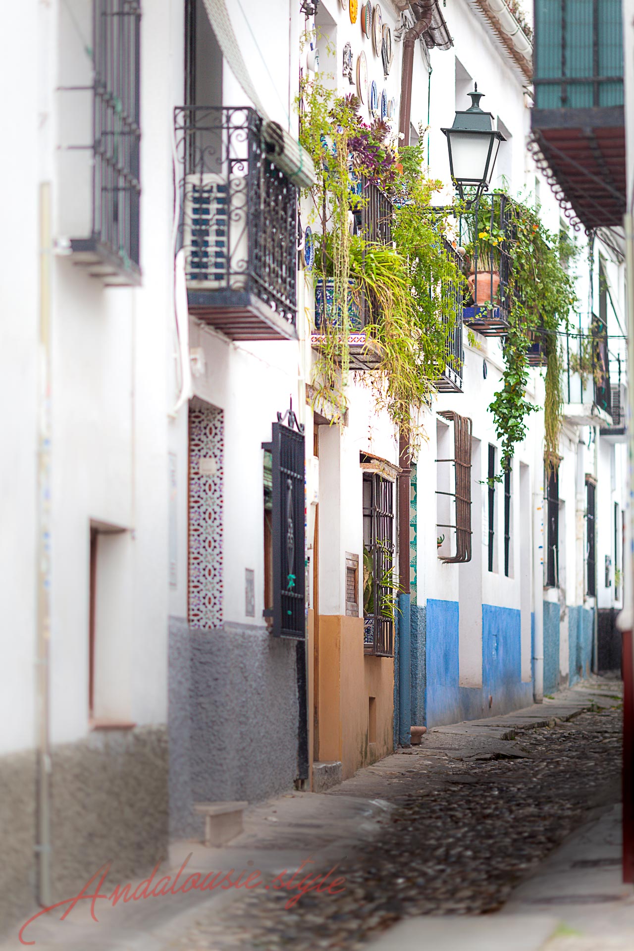 Albaizin Grenade ruelle maison blanche Albaicin Grenade