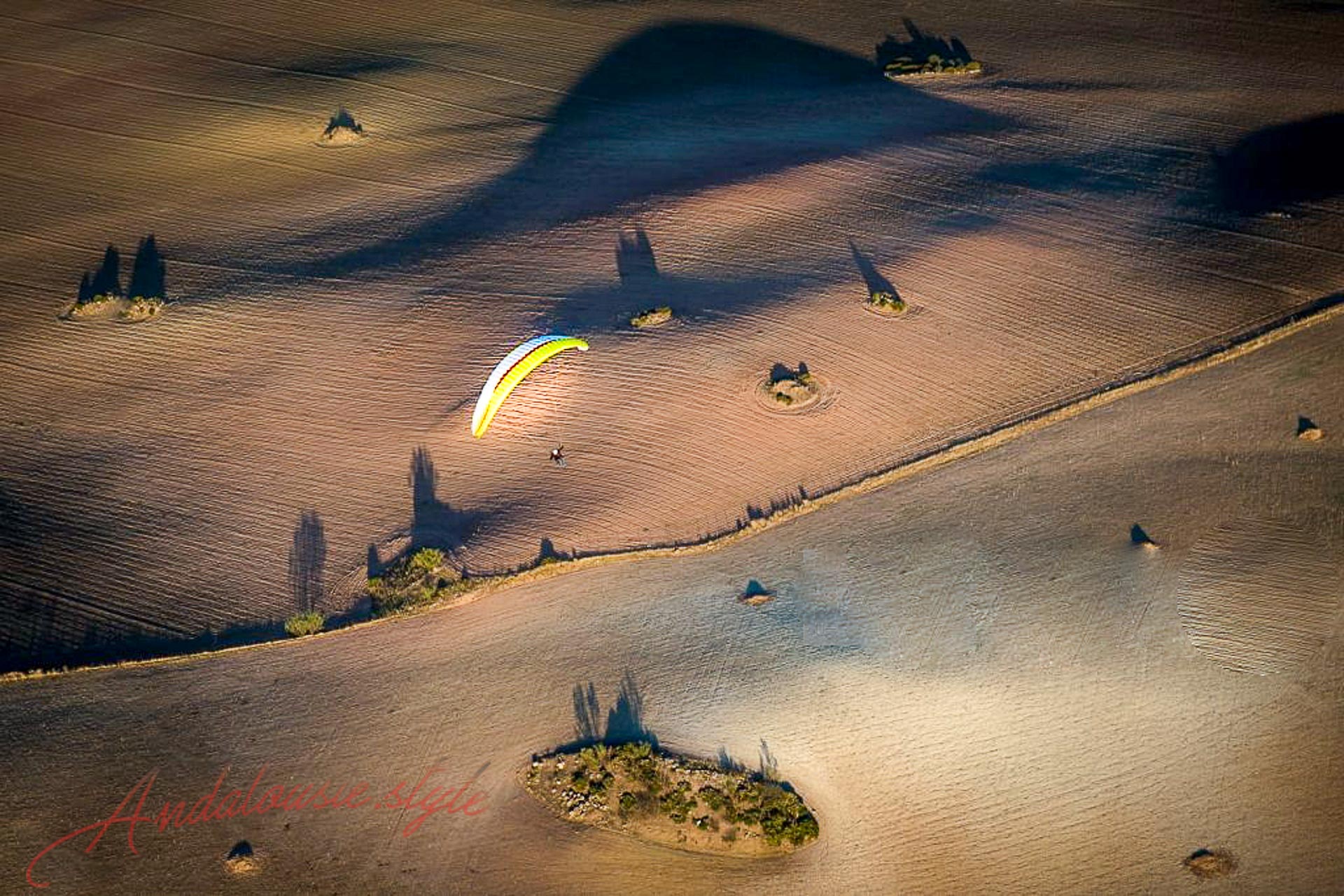 parapente et deltaplane à Algodonales Village blanc