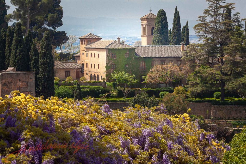 Generalife, les jardins de l’Alhambra Panorama depuis les Jardins du Generalife